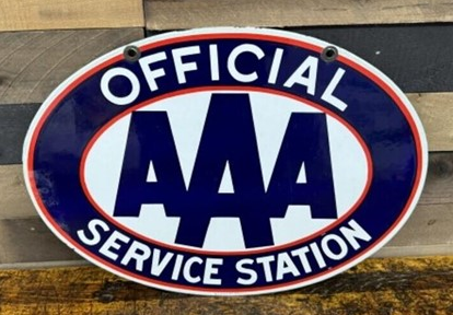 AAA Service Station DSP Hanging Sign