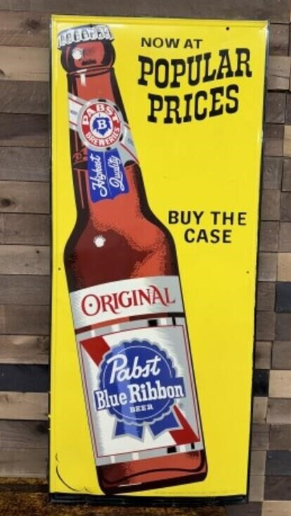 Pabst Blue Ribbon Beer SST Sign