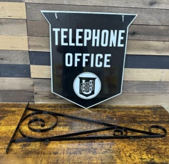 United Utility System Telephone Office DSP Hanging Sign