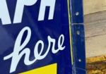 Western Union Telegraph Here DSP Flange Sign