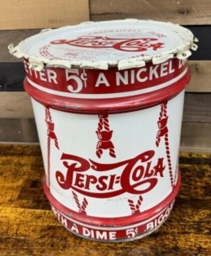 Double Dot Pepsi Cola SST Syrup Bin
