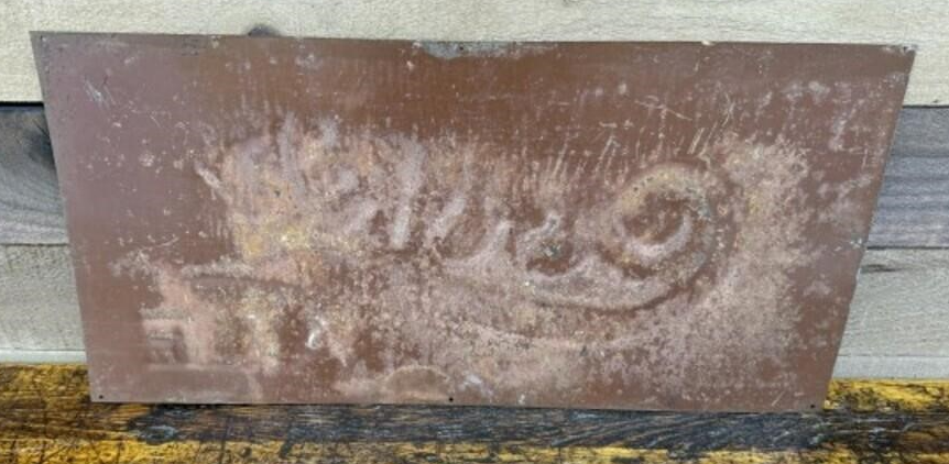Cooks Ale Embossed SST Sign