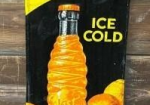 Drink Orange Kist Embossed SST Sign