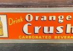 Drink Orange Crush Embossed SST Sign