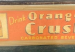 Drink Orange Crush Embossed SST Sign