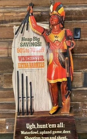 Winchester Wampum Extra Barrel Easel-back Cardboard