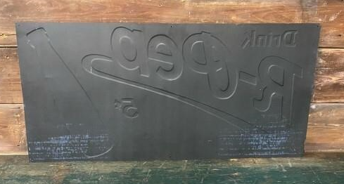 Drink R-Pep Embossed SST Sign