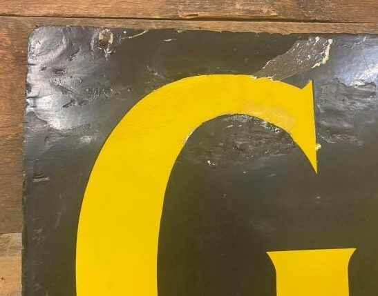 General Motors Diesel Power Double Sided Porcelain Sign