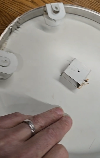 Orange Crush Glass faced Dial Thermometer