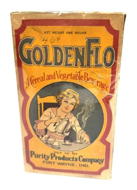 GoldenFlo Beverage Purity Products Ft Wayne Ind 1 Pound Box