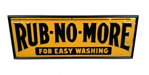 Rub-No-More Ft Wayne IN Embossed SST Sign