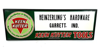 Heinzerlings Hardware Garrett Indiana Keen Kutter Tools SST Sign
