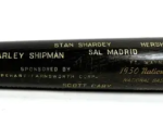 Ft Wayne Capeharts 1950 National Championship Baseball Bat