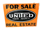 For Sale United Farm Agency Double Sided Sign