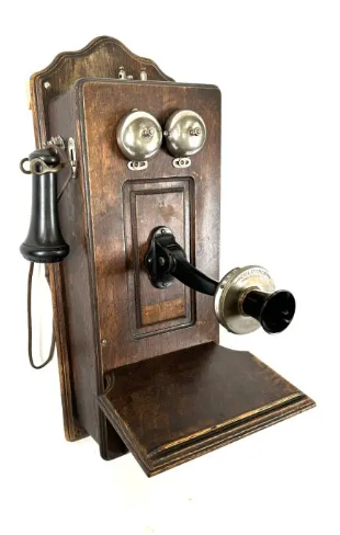 Columbia Telephone Co Wood Wall Telephone