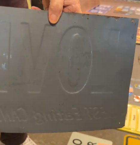 Love Nest Candy Bar SST Embossed Sign