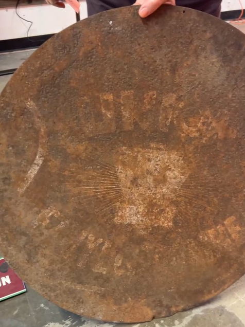 Union Ethyl Gasoline 30 Inch DST Sign