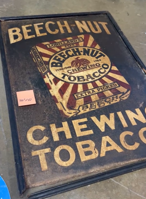 Beech-Nut Chewing Tobacco SST Sign