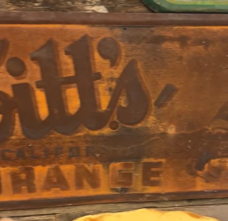 Nesbitt’s Orange of California SST Sign
