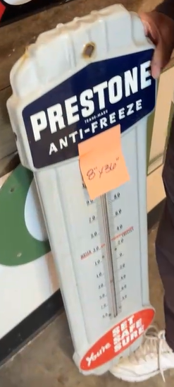 Prestone Anti-Freeze SSP Tube Thermometer