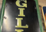 Gillette Tires Batteries SST Embossed Vertical Sign
