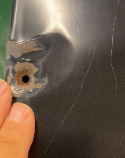 Gillette Tires Batteries SST Embossed Vertical Sign