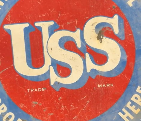 United States Steel Products Sold Here 15 Inch DST Sign