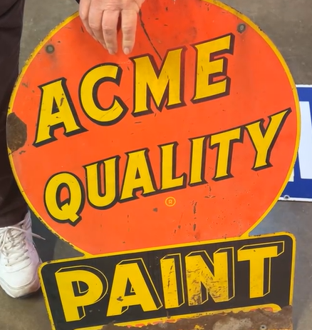 ACME Quality Paint Authorized Dealer DST Sign