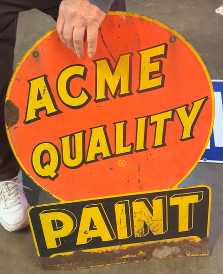 ACME Quality Paint Authorized Dealer DST Sign