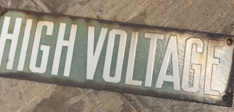 High Voltage SSP Sign