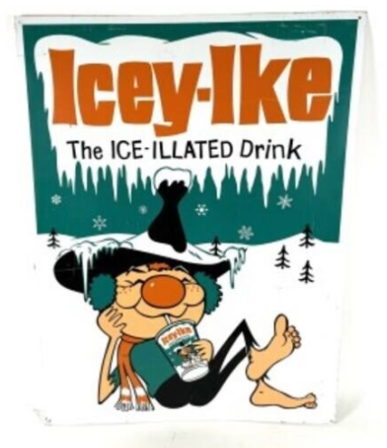 Icey-Ike Painted SST Sign