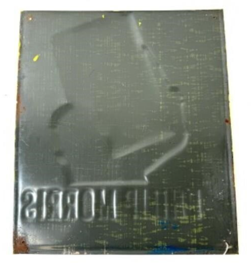 Phillip Morris Cigarettes Embossed SST Sign