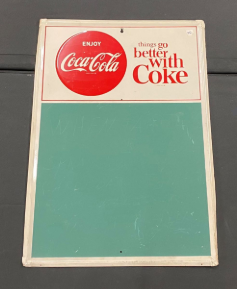 Things Go Better With Coke SST Chalk Menu Board