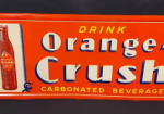 Drink Orange Crush Embossed SST Sign