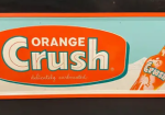 Orange Crush Embossed Horizontal SST Sign