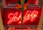 Schlitz Beer Double Sided Porcelain Neon Sign