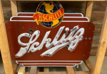 Schlitz Beer Double Sided Porcelain Neon Sign
