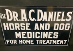 Dr A.C. Daniels’ Medicine Embossed SST Sign