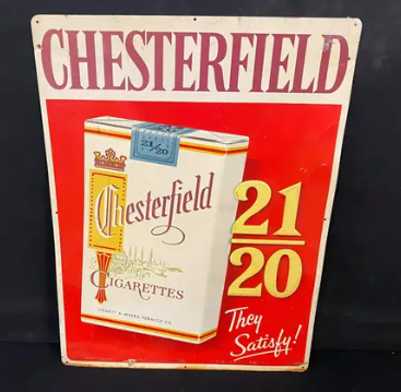 Chesterfield 21/20 Embossed SST Sign