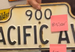 Pacific Avenue SSP Embossed Street Sign