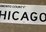 Chicago Avenue Aluminum Street Sign