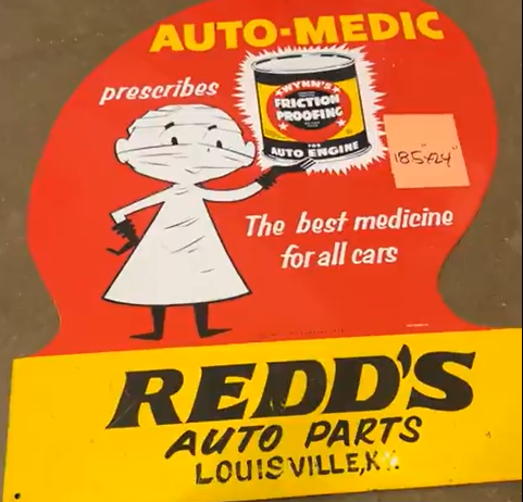 Auto-Medic Friction Proofing SST Die Cut Sign