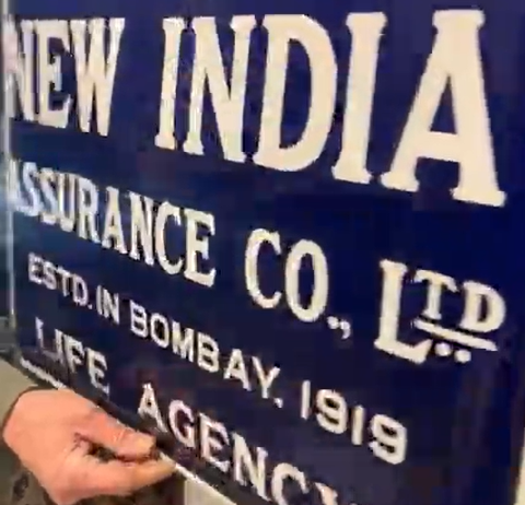 New India Assurance Company SSP Convex Sign