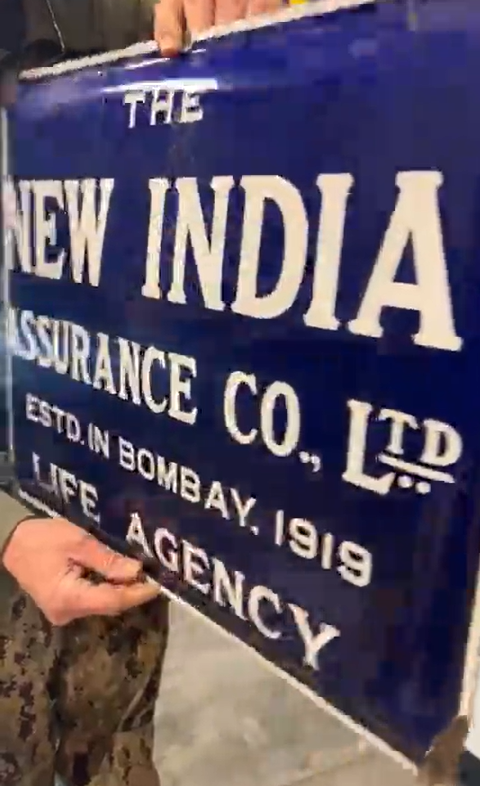 New India Assurance Company SSP Convex Sign