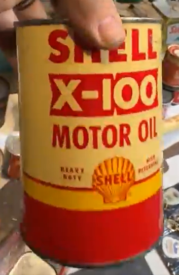 Shell X-100 Motor Oil SST Quart Can