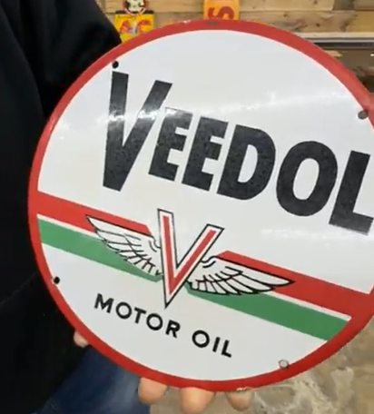 Veedol Motor Oil Green Bar SSP Pump Plate