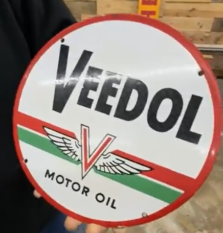 Veedol Motor Oil Green Bar SSP Pump Plate