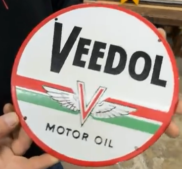 Veedol Motor Oil Green Bar SSP Pump Plate