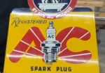 AC Spark Plug Cleaning Station DST Flange Sign