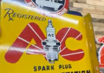 AC Spark Plug Cleaning Station DST Flange Sign